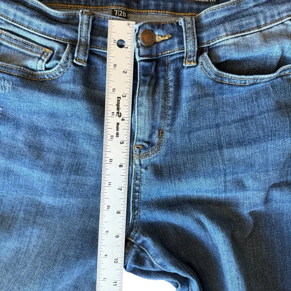 Judy Blue Relaxed Fit Mid Rise Blue Women’s Size 7/28 Style JB82251DK